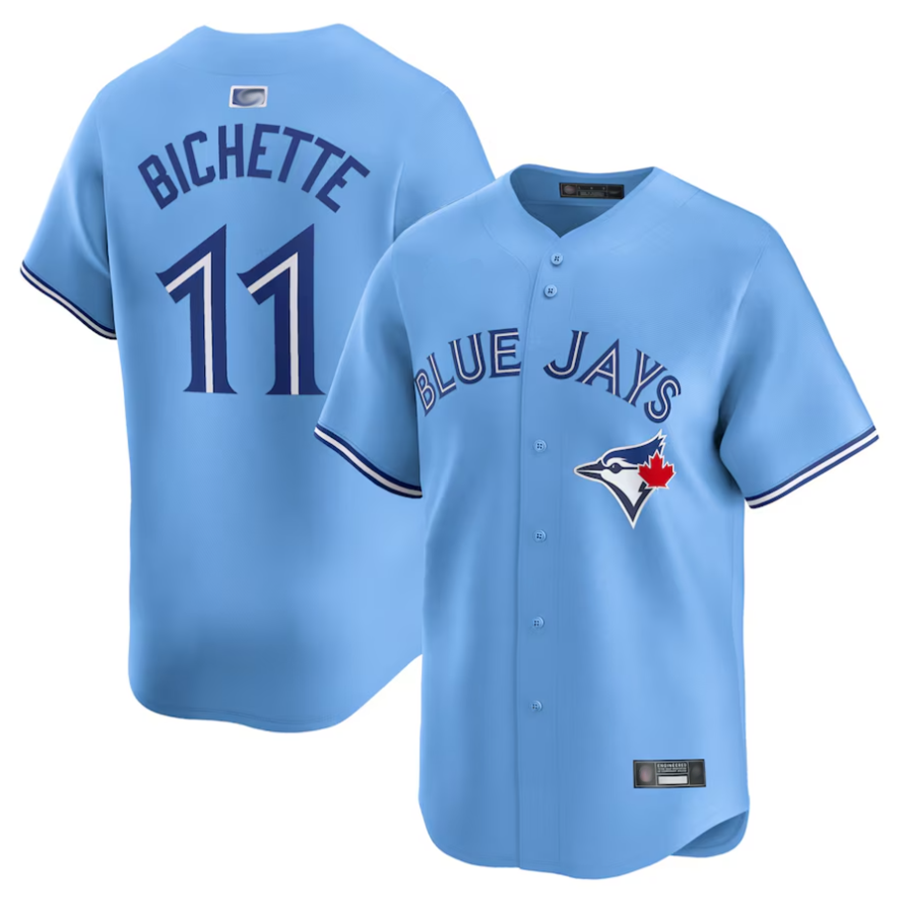Custom #11 Light Blue TOR Baseball Shirt Top