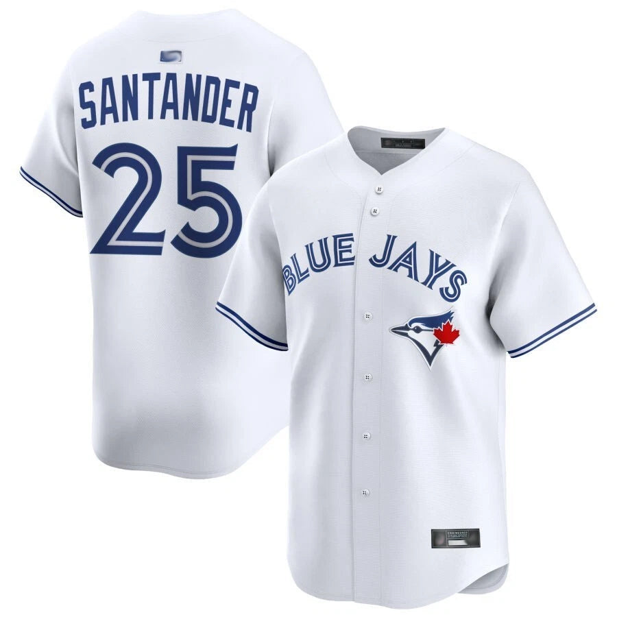 Custom #25 White TOR Baseball Shirt Top