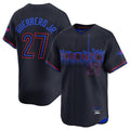 Custom #27 Black City Connect TOR Baseball Shirt Top