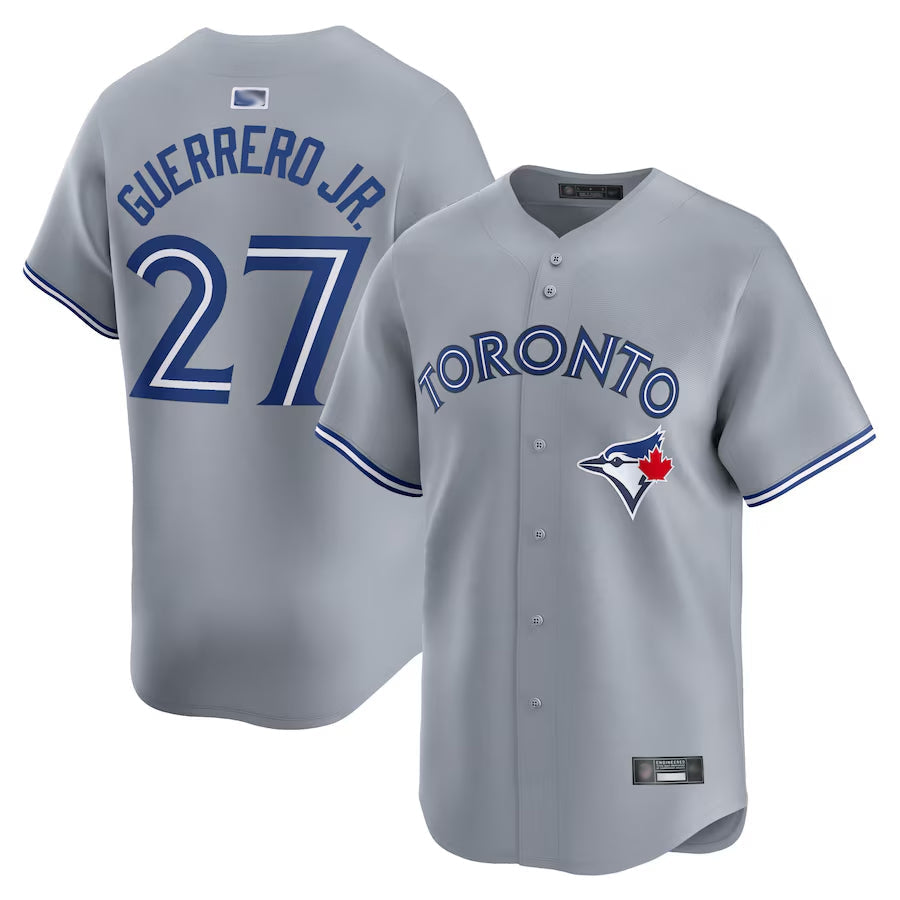 Custom #27 Gray TOR Baseball Shirt Top