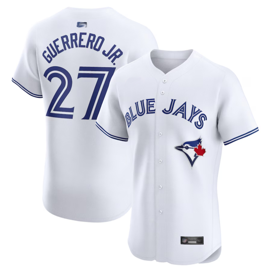 Custom #27 White TOR Baseball Shirt Top