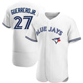 Custom #27 White TOR Baseball Shirt Top