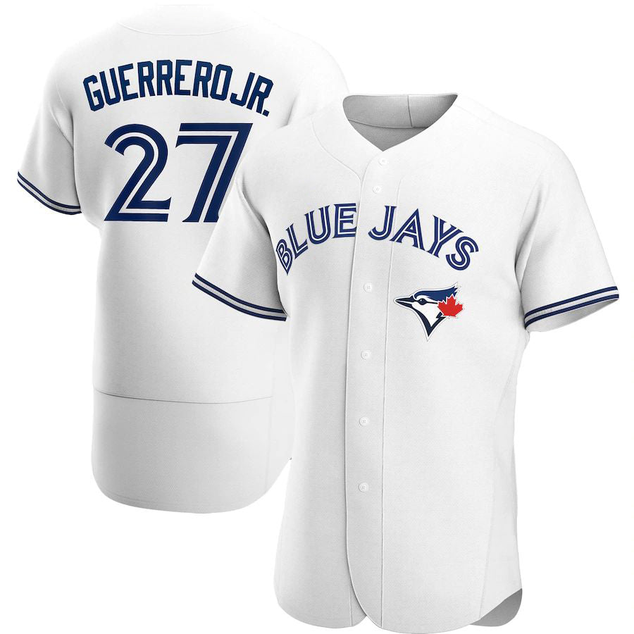 Custom #27 White TOR Baseball Shirt Top