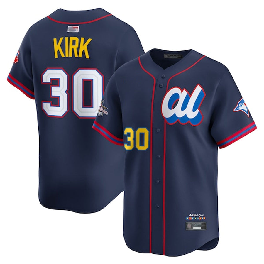 Custom #30 Navy All Star TOR Baseball Shirt Top