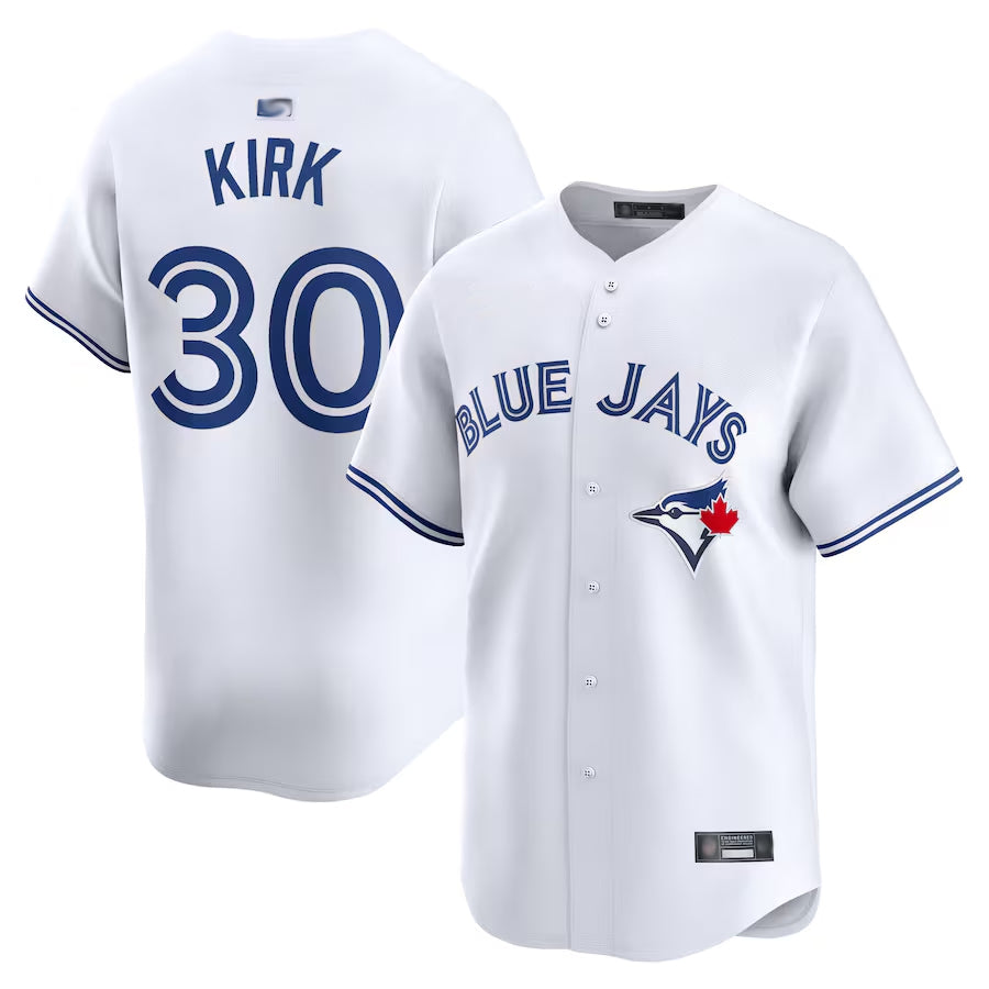Custom #30 White TOR Baseball Shirt Top