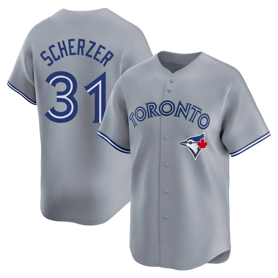 Custom #31 Gray TOR Baseball Shirt Top