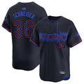 Custom #36 Black City Connect TOR Baseball Shirt Top