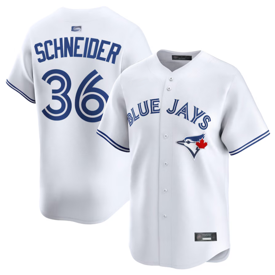 Custom #36 White TOR Baseball Shirt Top