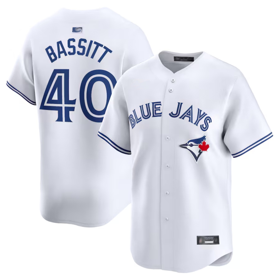 Custom #40 White TOR Baseball Shirt Top