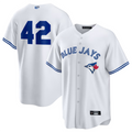 Custom #42 White Jackie Robinson Day TOR Baseball Shirt Top