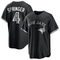 Custom #4 Black TOR Baseball Shirt Top