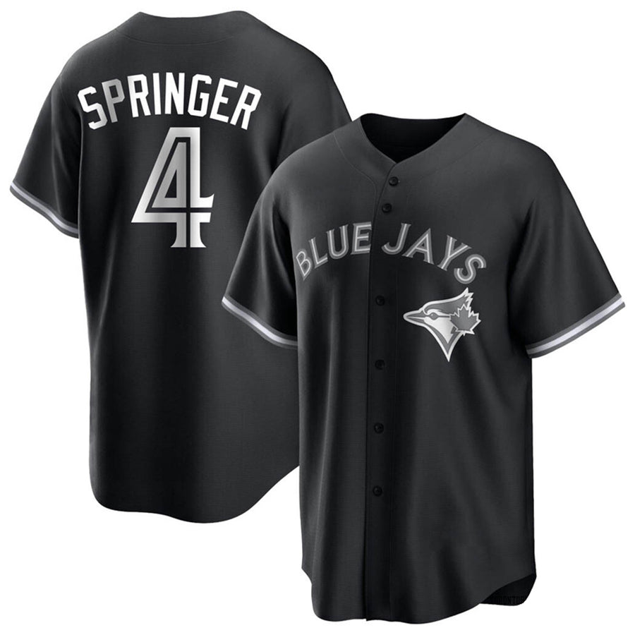 Custom #4 Black TOR Baseball Shirt Top