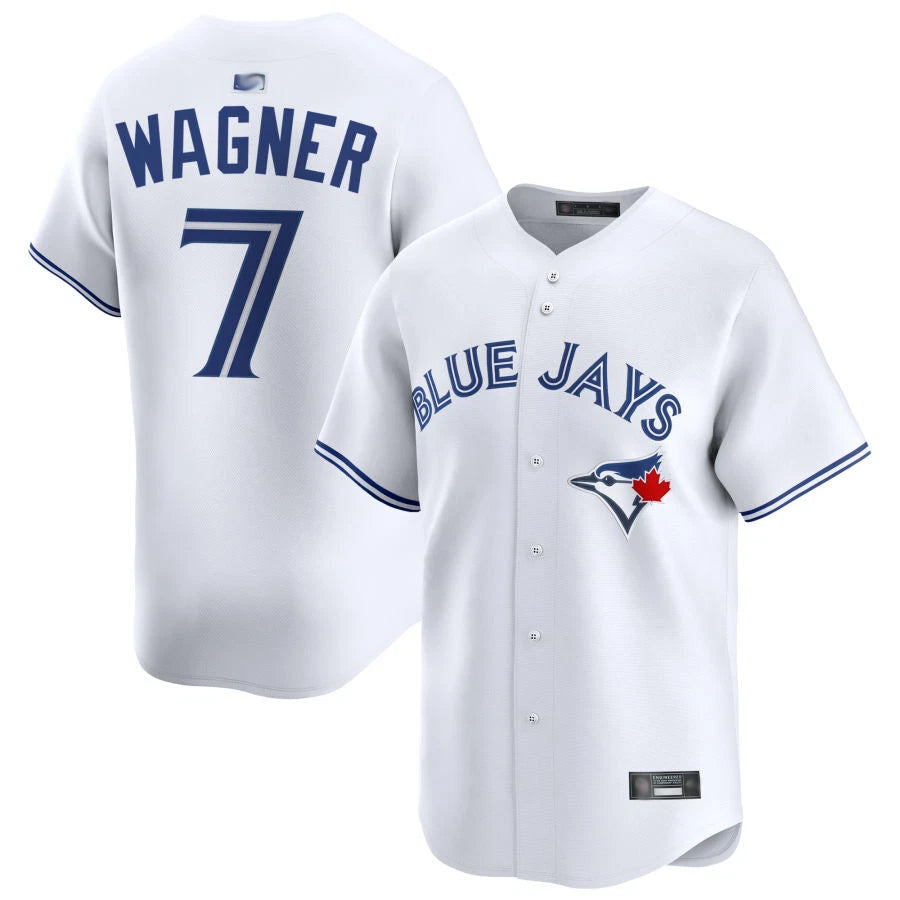 Custom #7 White TOR Baseball Shirt Top