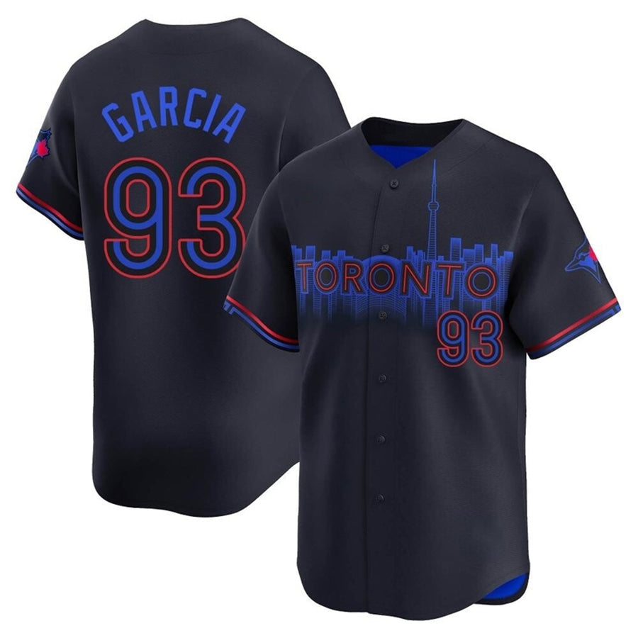 Custom #93 Black City Connect TOR Baseball Shirt Top