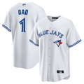 Custom #1 White TOR Baseball Shirt Top