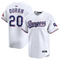 Custom #20 White TEX Baseball Shirt Top
