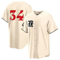 Custom #34 Cream City Connect TEX Baseball Shirt Top