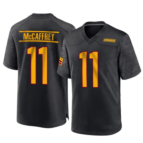 Custom #11 Black WAS Football Shirt Top