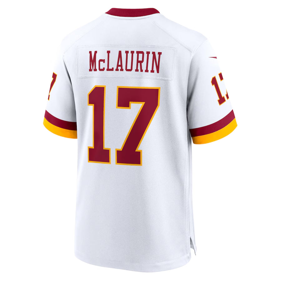W.Commanders #17 Terry McLaurin Player White Home Game Football Jerseys