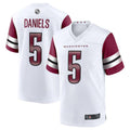 Custom #5 White WAS Football Shirt Top