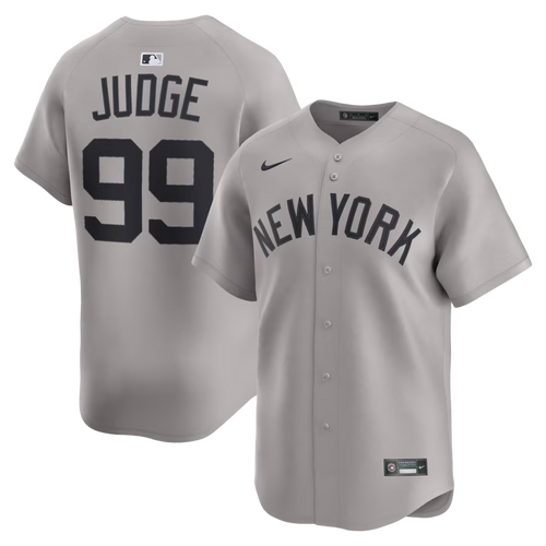 Aaron Judge New York Yankees Road Jersey - Gray