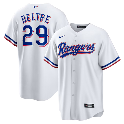 Adrian Beltre Texas Rangers Home Retired Player Jersey - White
