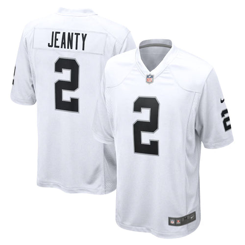 Ashton Jeanty Las Vegas Raiders Jersey - White