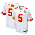 Mansoor Delane Kansas City Chiefs 2026 NFL Draft First Round Pick No. 6 Jersey - White