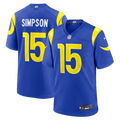 Ty Simpson Los Angeles Rams 2026 NFL Draft First Round Pick No. 13 Jersey - Royal